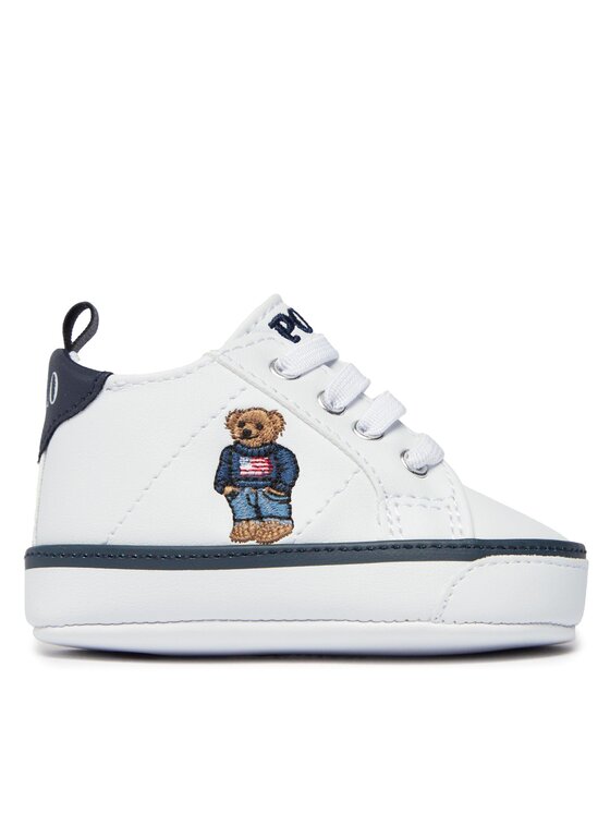 Polo Ralph Lauren Sneakersy Polo Ralph Lauren RL100690 Biela