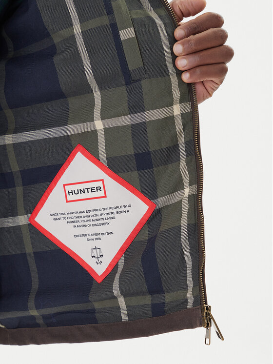 Hunter Hunter Prehodna jakna Duggan HARM0072251 Rjava Relaxed Fit
