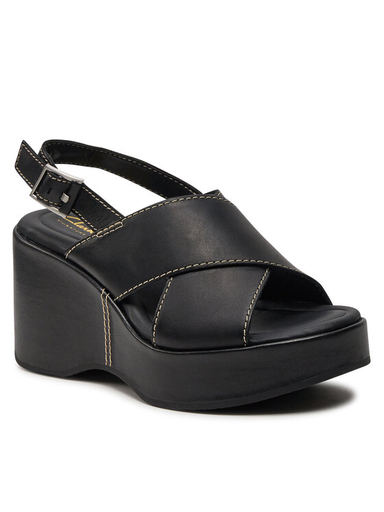 Clarks Босоніжки Clarks Manon Wish 26176299 Чорний