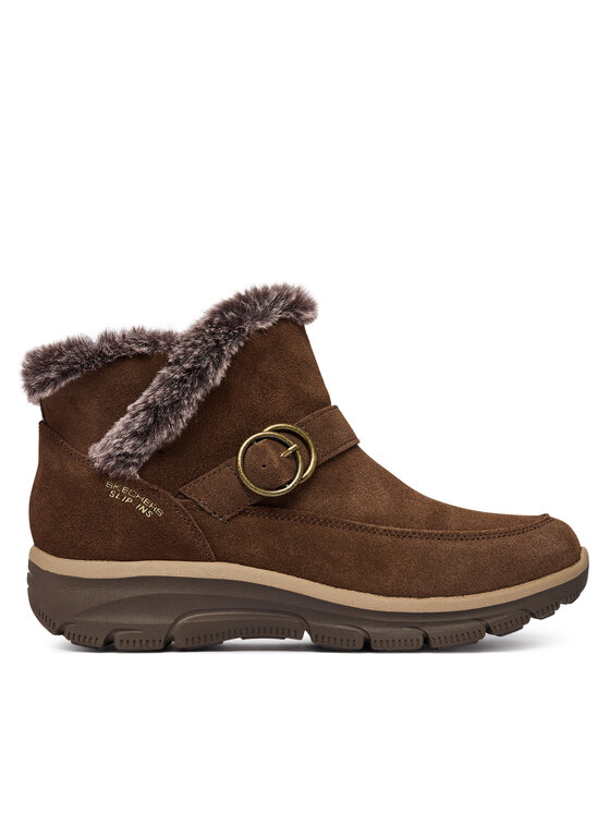 Skechers Μποτάκια Skechers Easy Going - Gentle Winter 168185 Καφέ