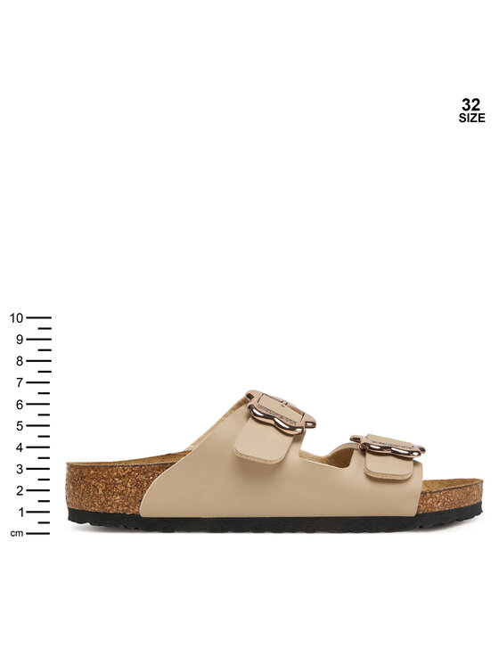 Birkenstock Nazouváky Birkenstock Arizona Flower Buckle Kids 1030419 S Béžová