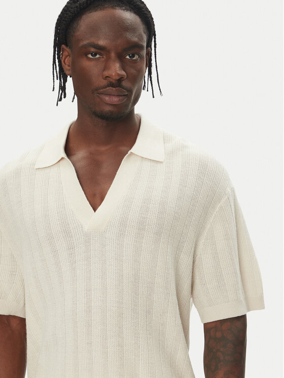 Tommy Hilfiger Tommy Hilfiger Polo marškinėliai F1 Movie MW0MW41384 Smėlio Regular Fit
