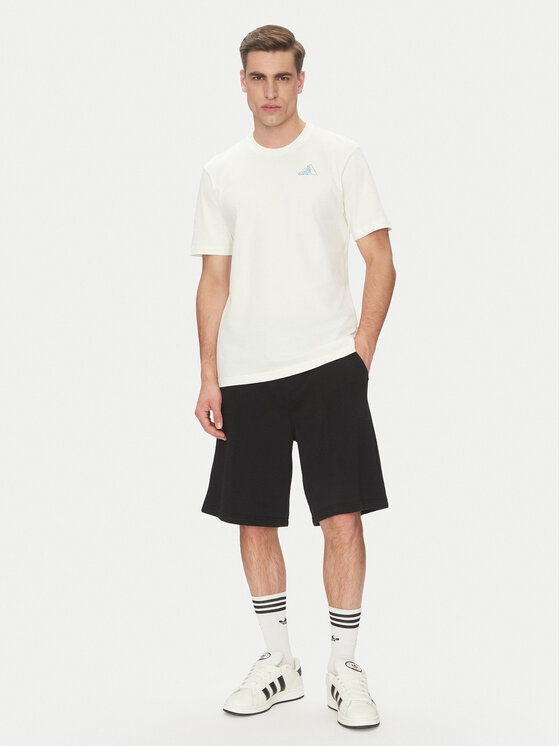 adidas adidas Футболка Earth Day Graphic JI6756 Білий Regular Fit