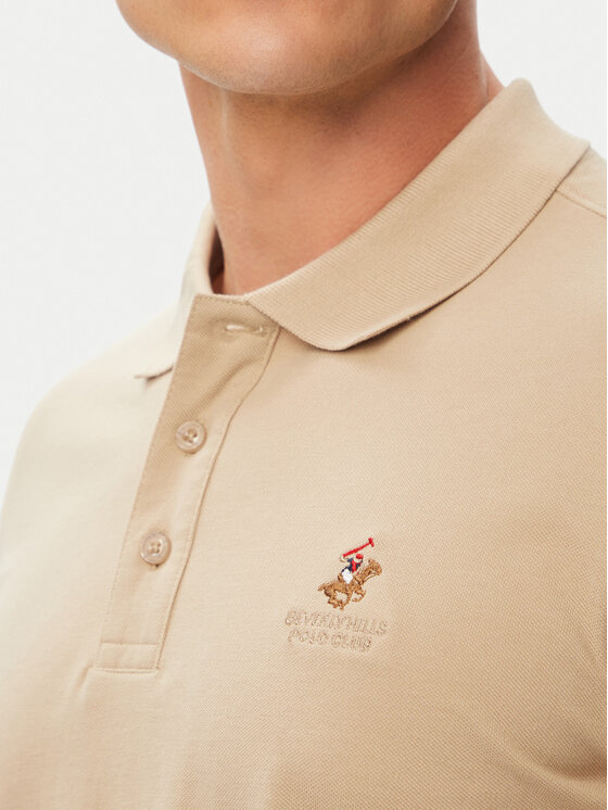 Beverly Hills Polo Club Beverly Hills Polo Club Polo P-SS26M-P42560 Beis Regular Fit