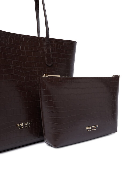 Nine West Handtasche Nine West CEO-GENTLE GLAM-LDA9920 Braun