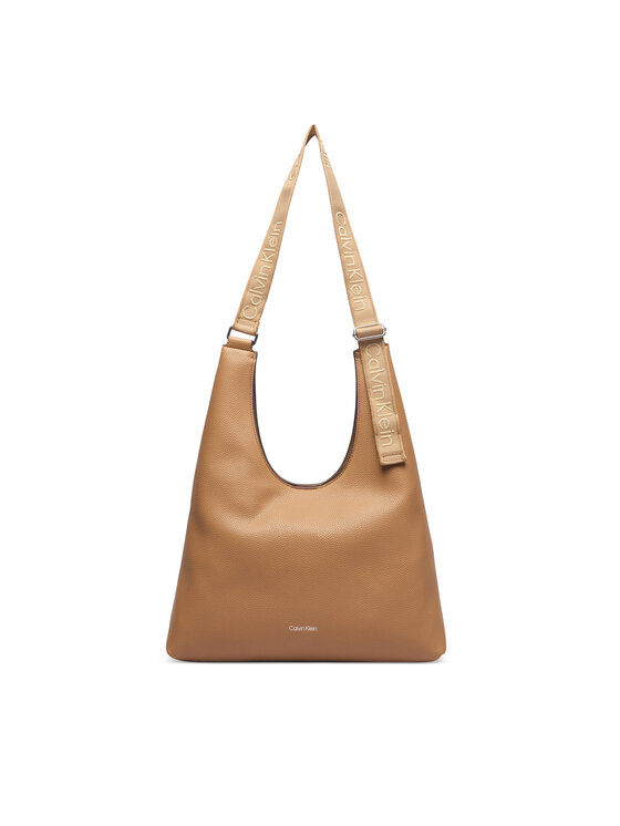 Calvin Klein Bolso Calvin Klein Webbing Adj Strap Large Shoulder LV04F3643G Beis