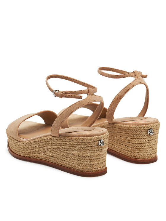 LAUREN RALPH LAUREN Espadrilky LAUREN RALPH LAUREN Leona 802920421010 Béžová