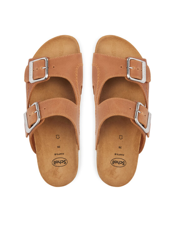 Scholl Шльопанці Scholl Moldava Wedge Ad MF23008 Коричневий