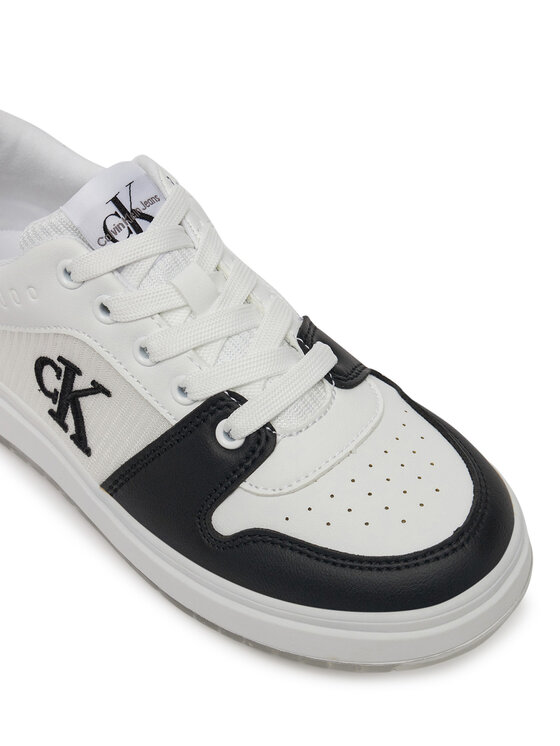 Calvin Klein Jeans Superge Calvin Klein Jeans Low Cut Lace-Up Sneaker V3X9-82093-1697 S Bela