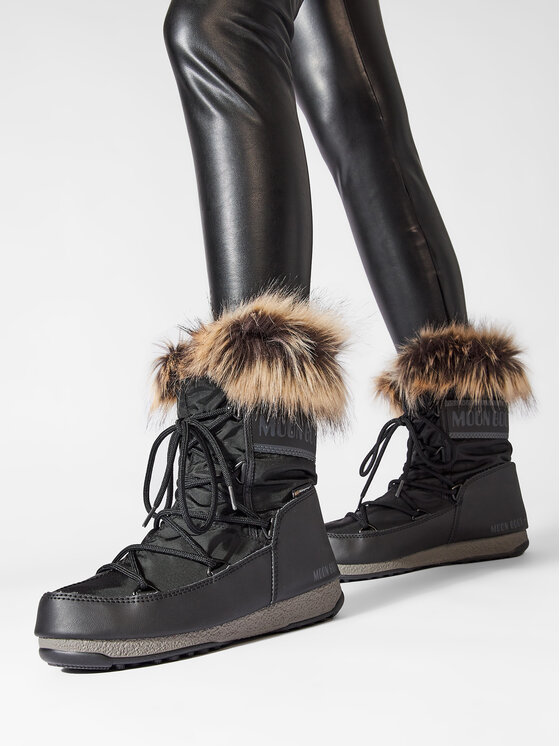 Moon Boot Апрески Moon Boot Monaco Low Wp 2 240088001 Черен