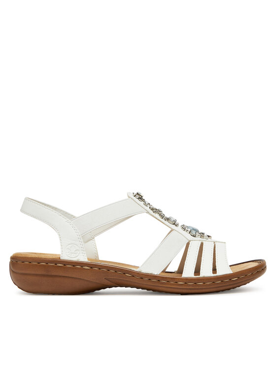 Rieker Sandali Rieker 60839-80 Bela