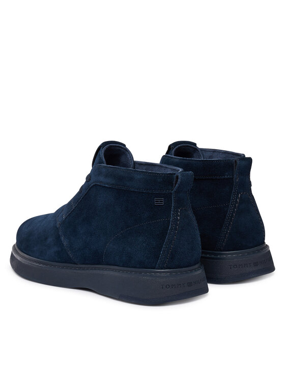Tommy Hilfiger Polacchine Tommy Hilfiger Comfort Suede Chukka FM0FM06074 Blu scuro