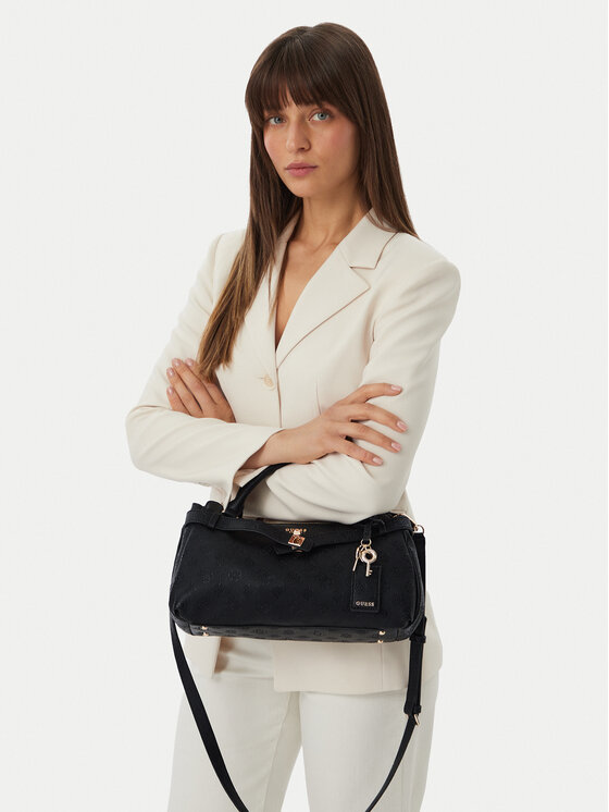 Guess Torebka Guess Ella Logo HWPD97 46050 Czarny