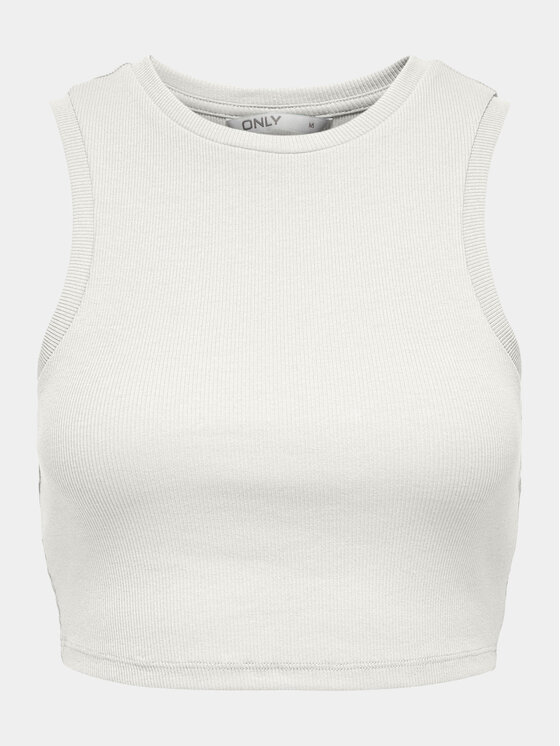 ONLY ONLY Top Vilma 15282771 Blanco Slim Fit
