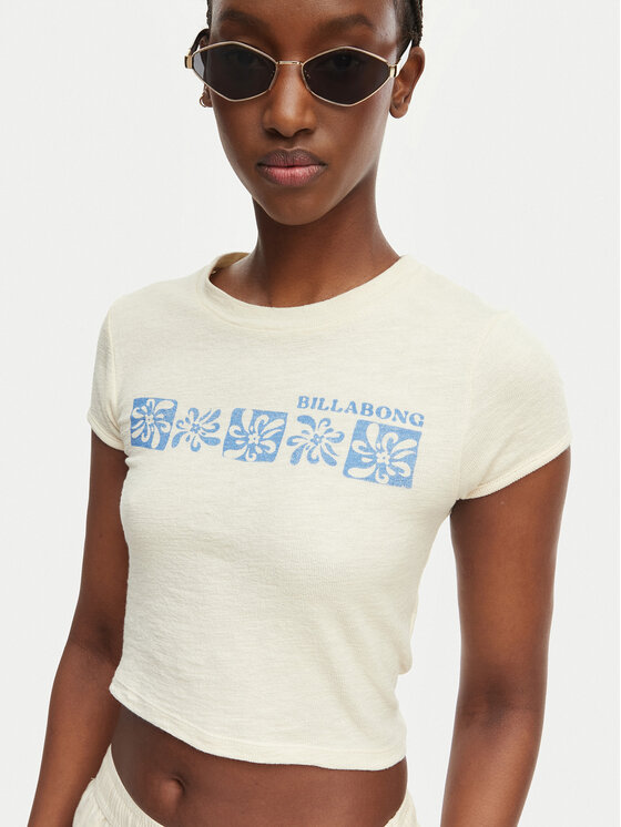 Billabong Billabong Camiseta Baby EBJKT00119 Beige claro Slim Fit