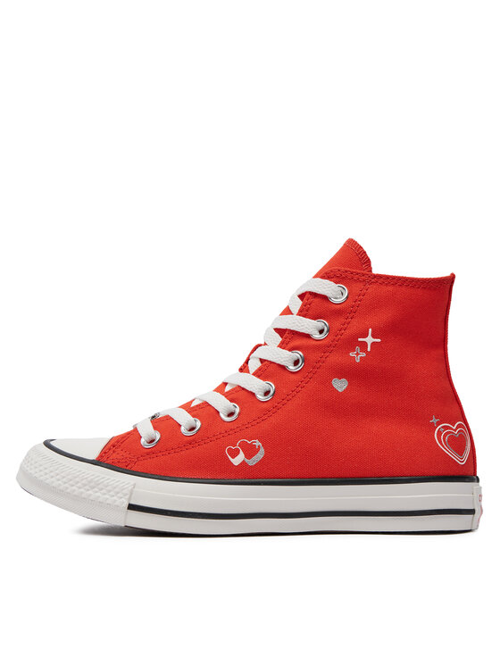 Converse Кеди Converse Chuck Taylor All Star Y2K Heart A09117C Червоний