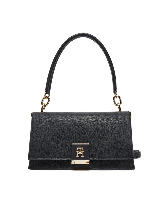 Tommy Hilfiger Kabelka Tommy Hilfiger Th Her Med Crossover AW0AW17216 Černá