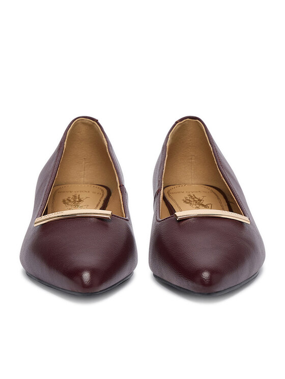 U.S. Polo Assn. Μπαλαρίνες U.S. Polo Assn. EO-MILLA002W/GL1 Μπορντό