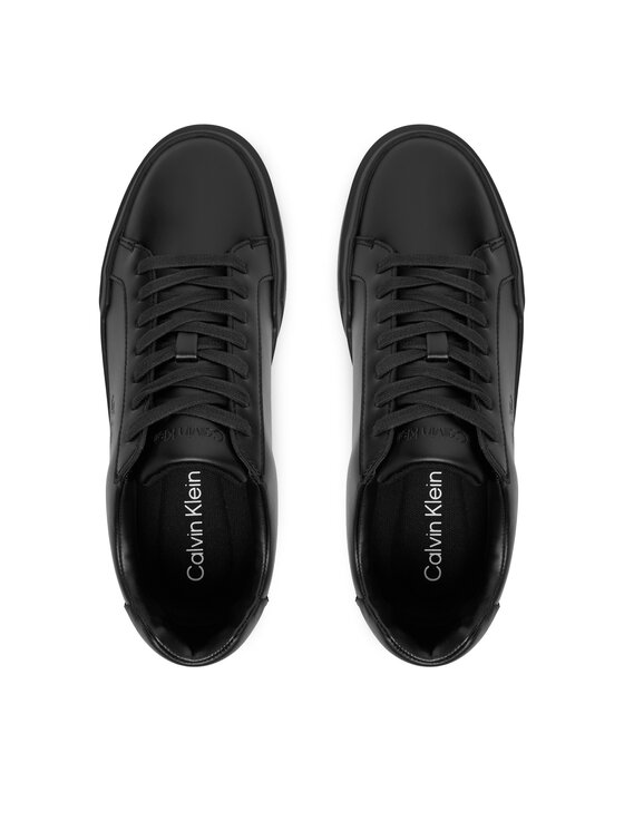 Calvin Klein Сникърси Calvin Klein Chunky Cupsole Laceup Lth Wn YW0YW01947 Черен