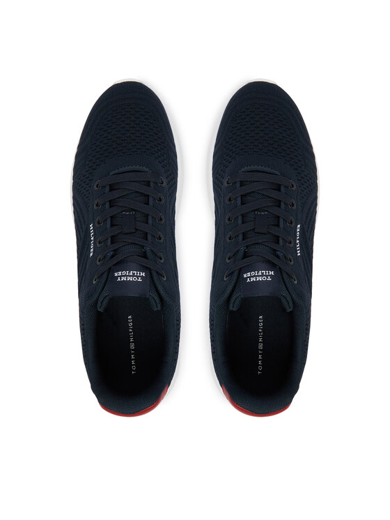 Tommy Hilfiger Tenisice Tommy Hilfiger Lightweight Runner Mix FM0FM05755 Tamnoplava