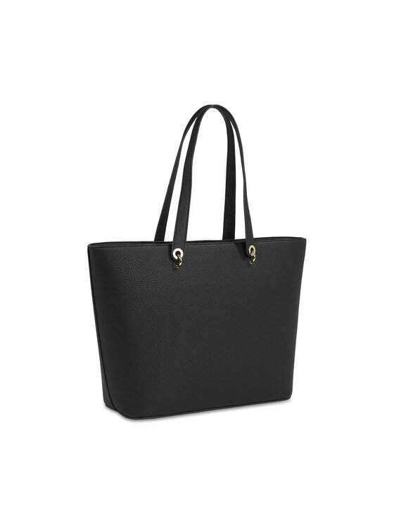 Tommy Hilfiger Torbica Tommy Hilfiger Th Emblem Tote AW0AW15178 Crna