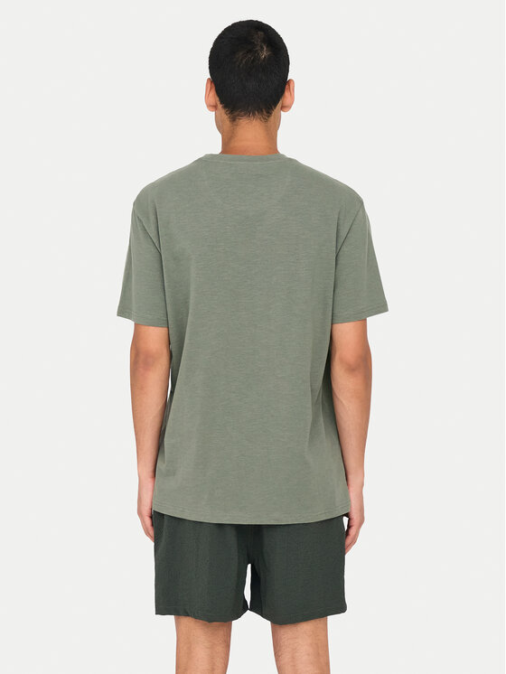 Only & Sons Only & Sons Футболка 22025286 Зелений Regular Fit