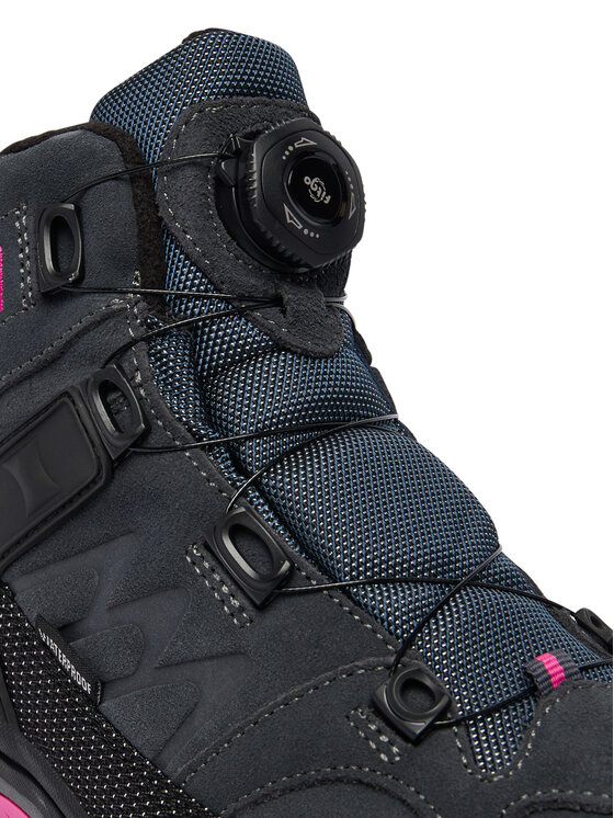 CMP Trekking čevlji CMP Kiruna Mid FitGo Fleece Wp 3Q57894J Črna