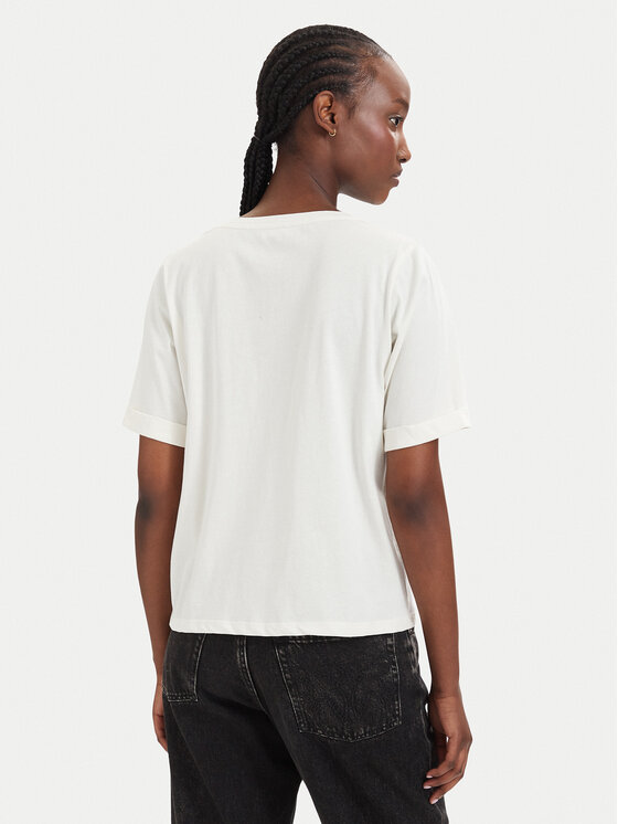 Liu Jo Sport Liu Jo Sport Camiseta TA6284 JS923 Crema Regular Fit
