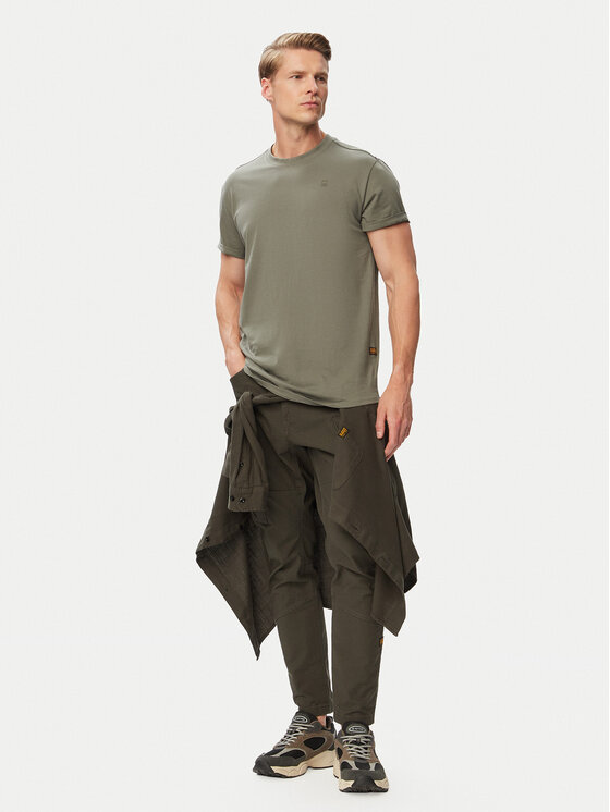 G-STAR G-Star Raw Футболка Lash D16396-B353 Хакі Regular Fit
