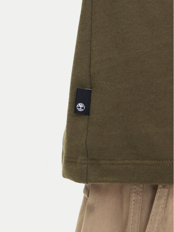 Timberland Timberland Футболка TB0A5WQQ Зелений Regular Fit