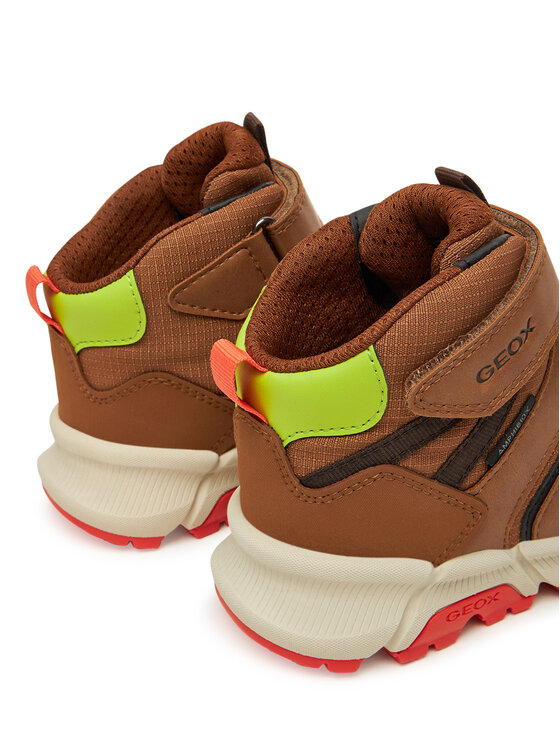 Geox Botines planos Geox J Flexyper Plus J56LCC 0FUME C0616 S Marrón