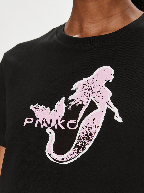PINKO Pinko Póló 100789 A1OC Fekete Regular Fit