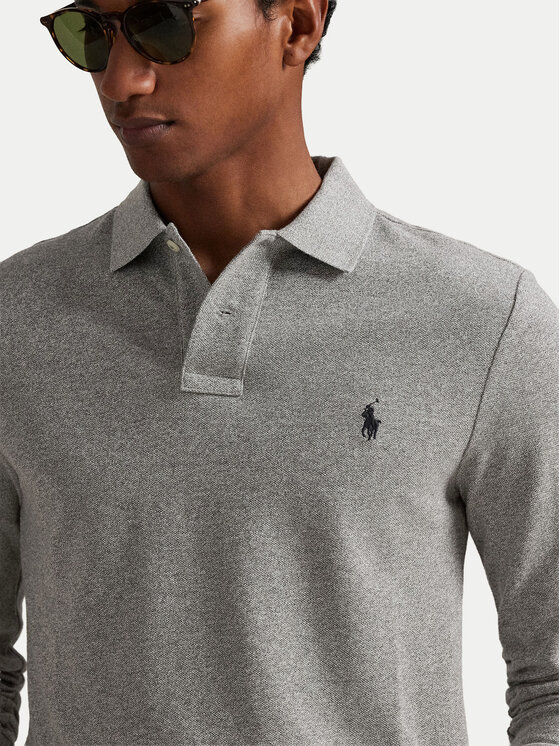 Polo Ralph Lauren Polo Ralph Lauren Pólóing 710681126003 Szürke Slim Fit