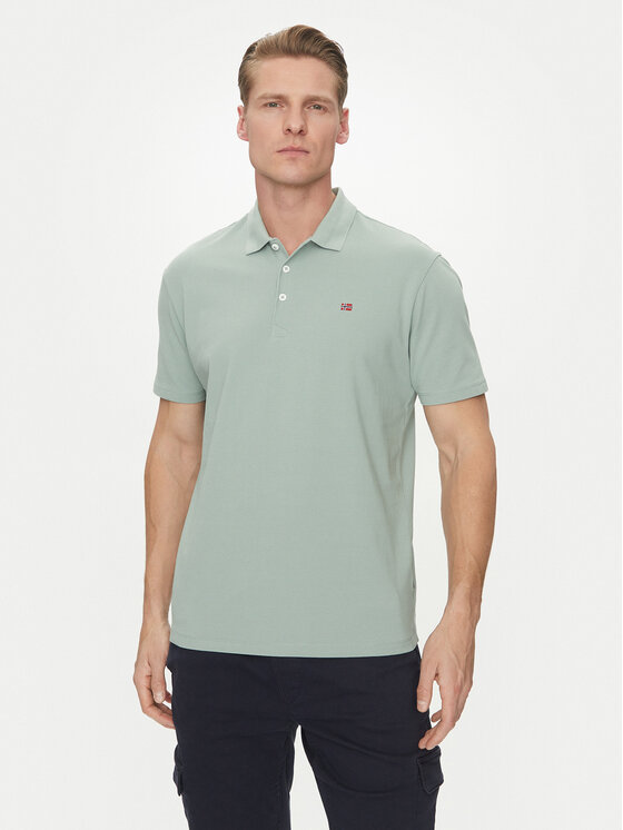 Napapijri Napapijri Polo Ealis NP0A4H8B Verde Regular Fit