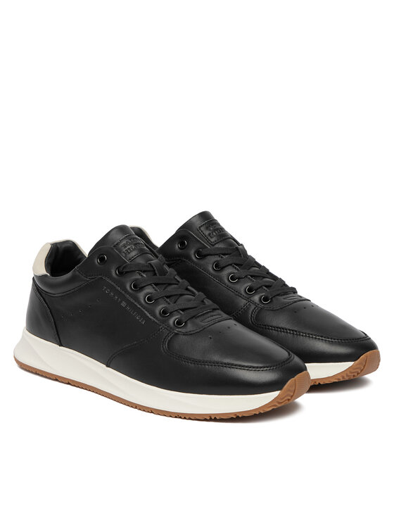 Tommy Hilfiger Laisvalaikio batai Tommy Hilfiger Newport Lth FM0FM05871 Juoda