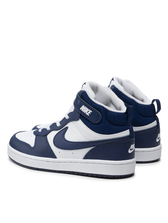 Nike Sneakersy Nike Court Borough Mid 2 (Psv) CD7783 107 Biały