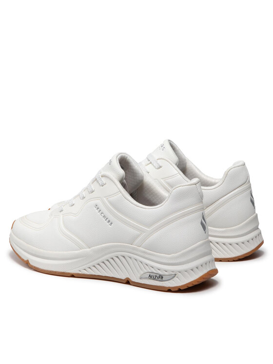 Skechers Sneakersy Skechers Mile Makers 155570/WHT Biela