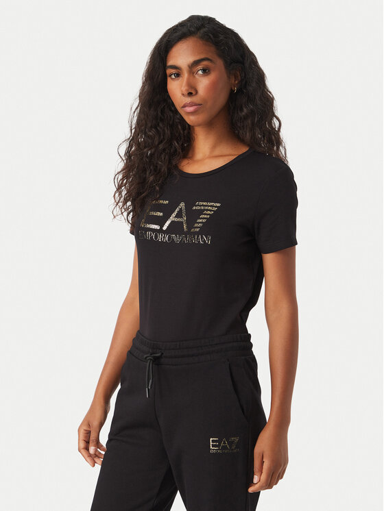 EA7 Emporio Armani EA7 Emporio Armani Camiseta 7W001443 AF10373 MC004 Negro Slim Fit