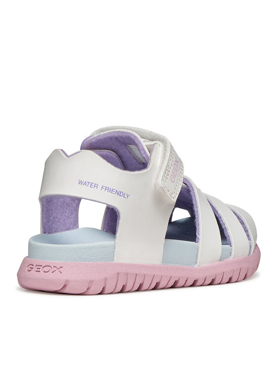 Geox Sandały Geox B Sandal Fusbetto Gi B556BA 000BC C0406 Biały