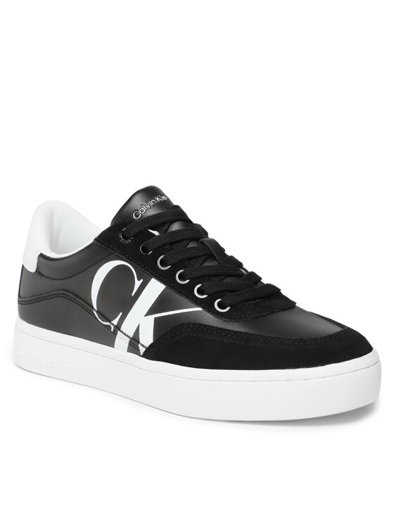 Calvin Klein Jeans Superge Calvin Klein Jeans Classic Cupsole Laceup Mix Lth YW0YW01057 Črna