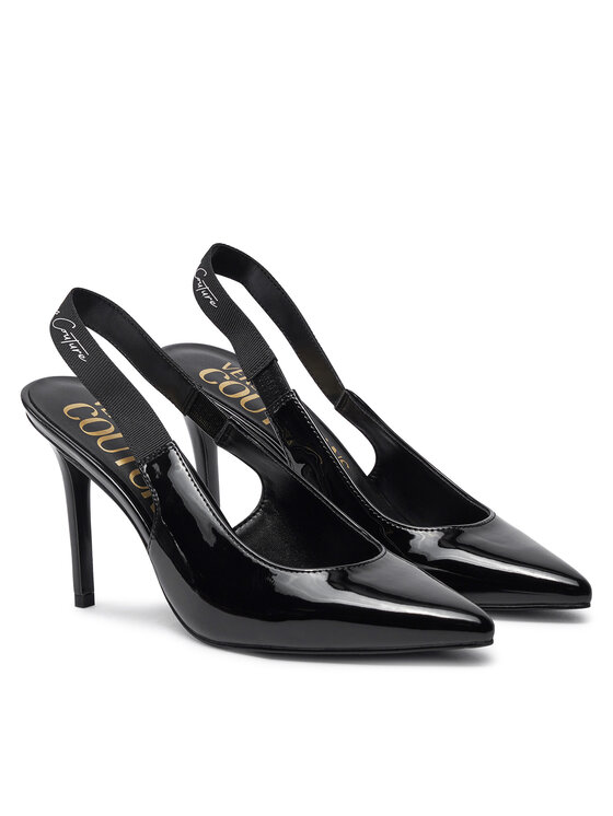 Versace Jeans Couture Pantofi cu toc subțire Versace Jeans Couture 77VA3S52 Negru