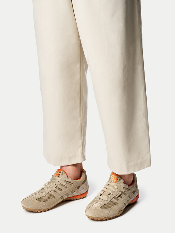Geox Sneakersy Geox U Snake Original U55MNA 02214 C5004 Béžová