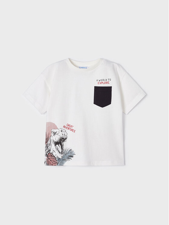 Mayoral Mayoral Футболка 3005 Білий Regular Fit