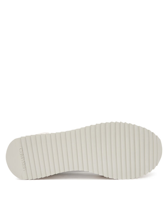 Calvin Klein Jeans Сникърси Calvin Klein Jeans Runner Laceup Sock Mg Nylon Mix YW0YW01644 Бял