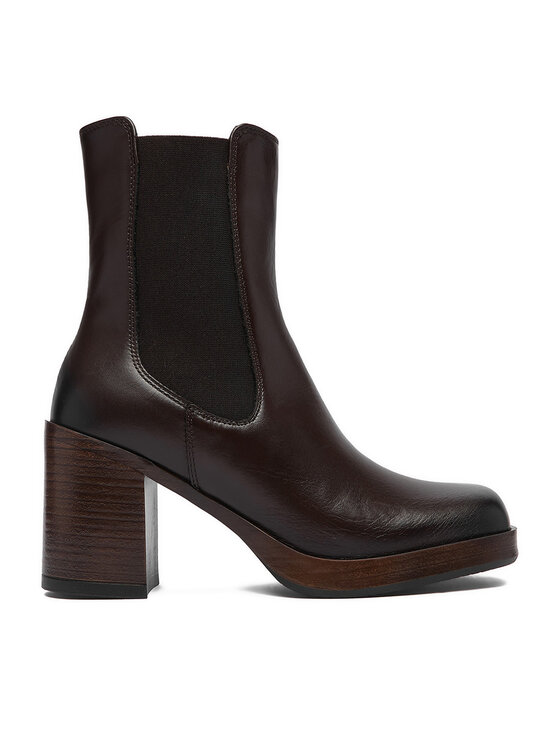 GINO ROSSI Sztyblety GINO ROSSI C-27740PE-PLATEAU Brązowy ciemny