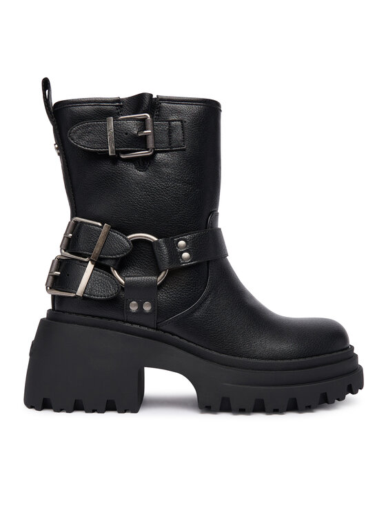 Buffalo Botines Buffalo Bravr Biker Lo 1220067 Negro