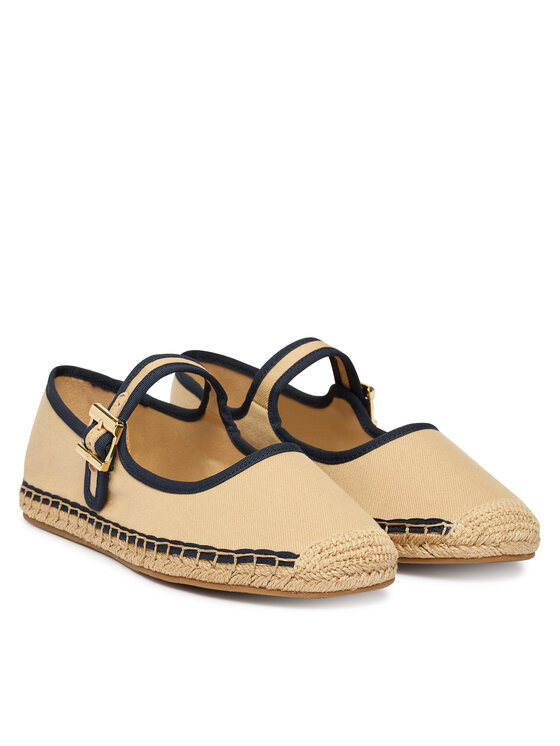 Tommy Hilfiger Еспадрили Tommy Hilfiger Buckle Maryjane Espadrille FW0FW09239 Кафяв