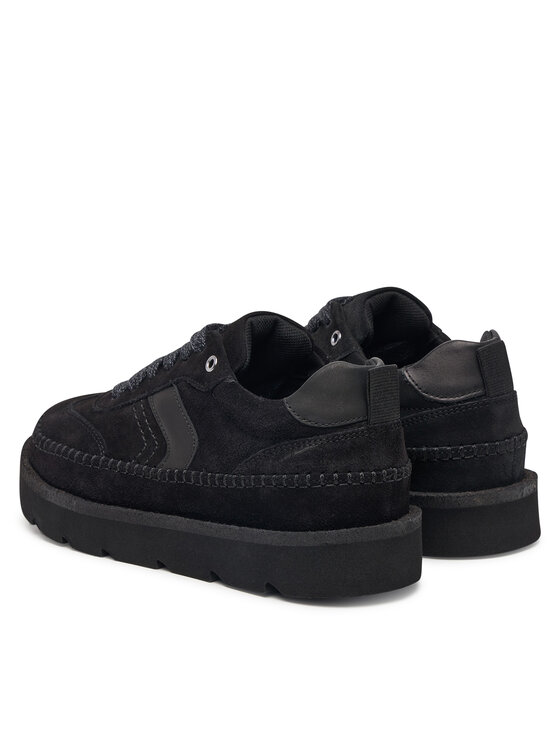 Clarks Sneakersy Clarks Meare Eve 26328099 Černá