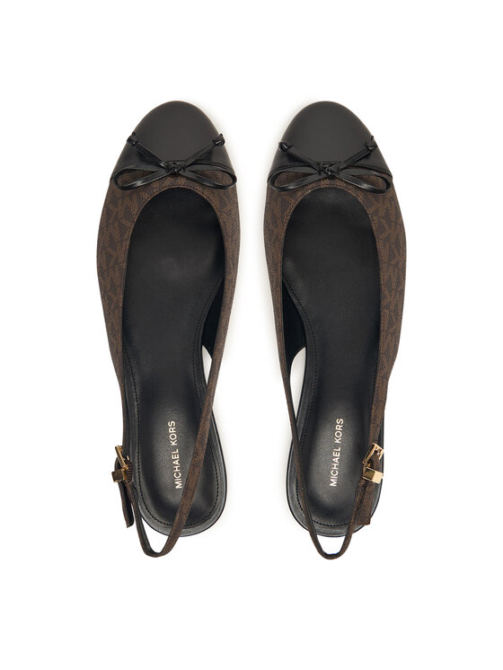 MICHAEL Michael Kors Балетки MICHAEL Michael Kors Piper Sling 40S6PIFP1B Коричневий