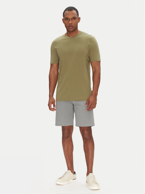 BOSS BOSS Футболка Thompson 01 50468347 Зелений Regular Fit